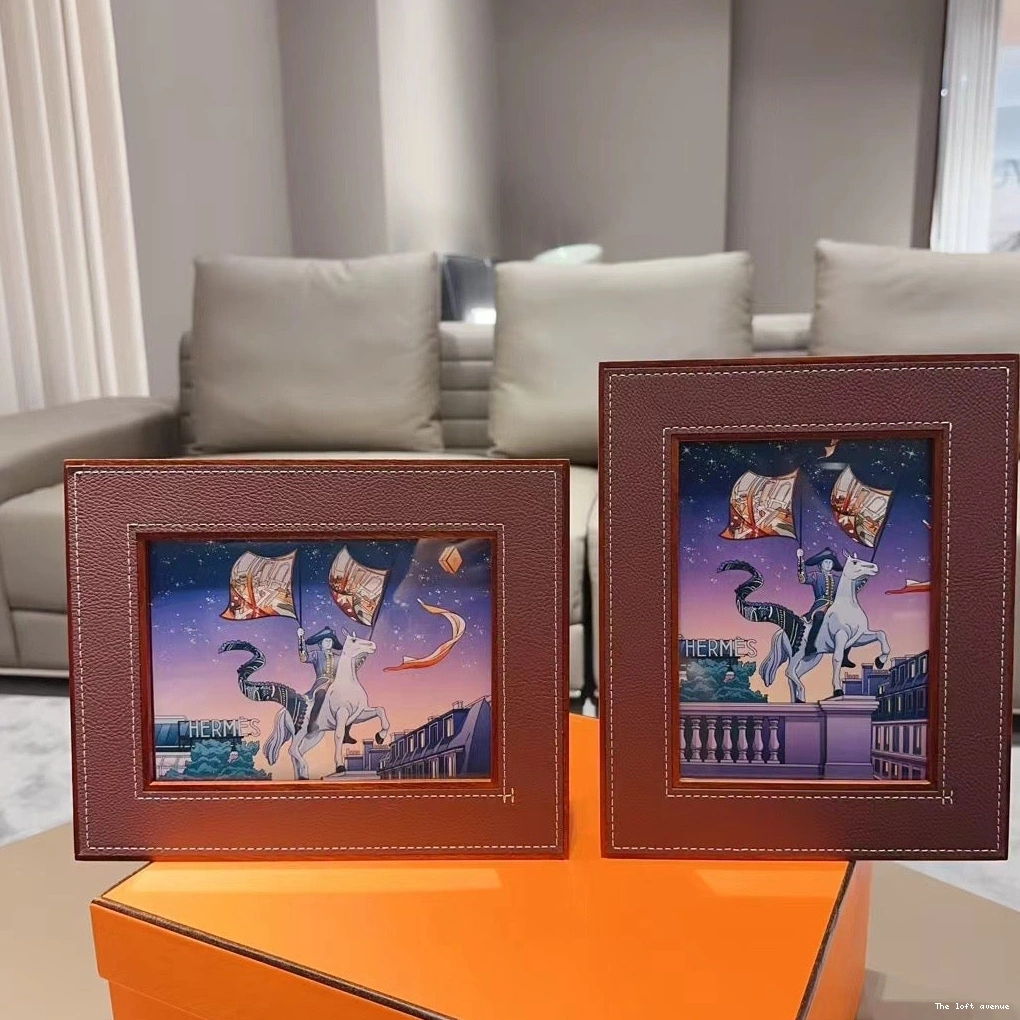 HERMES FRAME PICTURE LEATHER 0807